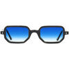 Lunettes de soleil Fabbricatorino 1474 Ferm&eacute; avec. A01 / bleu d&eacute;grad&eacute; Lunettes de soleil, M Marron