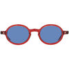 Lunettes de soleil Fabbricatorino 1469 Monreale Lunettes de soleil, Rouge/Bleu clair, 46 mm