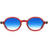 Lunettes de soleil Fabbricatorino 1469 Monreale Lunettes de soleil, Rouge/Bleu clair, 46 mm