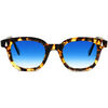 Lunettes de soleil Fabbricatorino 1458 Montalcino Lunettes de soleil, &eacute;caille/Bleu clair, 47