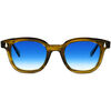 Lunettes de soleil Fabbricatorino 1458 Montalcino Lunettes de soleil, Havana/Bleu clair, 47 mm