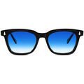 Lunettes de soleil Fabbricatorino 1457 Este Lunettes de soleil, Noir/Bleu clair, 52 mm Grenoble