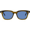 Lunettes de soleil Fabbricatorino 1457 Este Lunettes de soleil, Maron/Bleu clair, 52 mm
