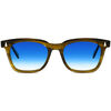Lunettes de soleil Fabbricatorino 1457 Este Lunettes de soleil, Maron/Bleu clair, 52 mm