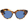 Lunettes de soleil Fabbricatorino 1407 Venosa Lunettes de soleil, &eacute;caille/Bleu clair, 46 mm