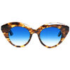 Lunettes de soleil Fabbricatorino 1407 Venosa Lunettes de soleil, &eacute;caille/Bleu clair, 46 mm