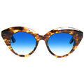 Lunettes de soleil Fabbricatorino 1407 Venosa Lunettes de soleil, &eacute;caille/Bleu clair, 46 mm Grenoble
