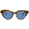Lunettes de soleil Fabbricatorino 1407 Venosa Lunettes de soleil, &eacute;caille/Bleu clair, 46 mm
