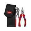 Jeu de mini-pinces en pochette pour ceinture jeu de mini-pinces en pochette pour ceinture 1 &eacute;tui(s) de 2 pi&egrave;ce(s) - knipex werk