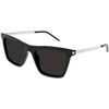 Lunettes de soleil Saint Laurent SL 511 Lunettes de soleil, Noir/Noir, 55 mm