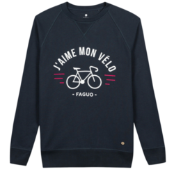 Sweat Faguo Darney J'Aime Mon V&eacute;lo Homme, XL