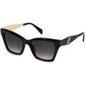 Lunettes sur Grenoble : Lunettes de soleil Blumarine SBM829 Lunettes de soleil, Noir/Fum&eacute;e, 53 mm Noir