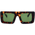 Lunettes de soleil Off-White OERI049 L&eacute;onard Lunettes de soleil, Havana/Vert, 51 mm Grenoble