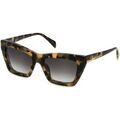 Lunettes sur Grenoble : Lunettes de soleil Blumarine SBM830V Lunettes de soleil, Havana/Fum&eacute;e, 54 mm