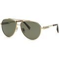 Lunettes sur Grenoble : Lunettes de soleil Chopard SCHG63 Lunettes de soleil, Or/Vert, 62 mm Dor&eacute;