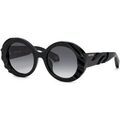Lunettes sur Grenoble : Lunettes de soleil Roberto Cavalli SRC010V Lunettes de soleil, Noir/Fum&eacute;e, 52 mm Noir