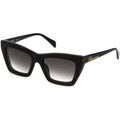 Lunettes sur Grenoble : Lunettes de soleil Blumarine SBM830V Lunettes de soleil, Noir/Fum&eacute;e, 54 mm Noir