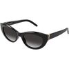 Lunettes de soleil Saint Laurent SL M115 Lunettes de soleil, Noir/Gris, 54 mm