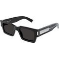 Lunettes sur Grenoble : Lunettes de soleil Saint Laurent SL 572 Lunettes de soleil, Noir/Gris, 50 mm