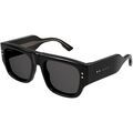 Lunettes sur Grenoble : Lunettes de soleil Gucci GG1262S Lunettes de soleil, Noir/Gris, 54 mm
