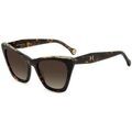 Lunettes sur Grenoble : Lunettes de soleil Carolina Herrera HER 0129/S Lunettes de soleil, Havana/Marron, 55 mm