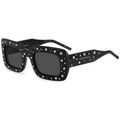 Lunettes sur Grenoble : Lunettes de soleil Carolina Herrera HER 0131/S Lunettes de soleil, Noir/Gris, 50 mm