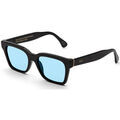 Lunettes sur Grenoble : Lunettes de soleil Retrosuperfuture MKK Lunettes de soleil, Noir/Bleu clair, 52 mm