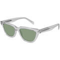 Lunettes sur Grenoble : Lunettes de soleil Saint Laurent SL 462 SULPICE Lunettes de soleil, Cristal/Vert, 53 mm