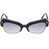Lunettes de soleil Dsquared DQ0367 Dalia Occhiali da sole, Noir/Fum&eacute;e, 52 mm Noir