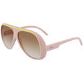 Lunettes sur Grenoble : Lunettes de soleil Longchamp LO664S 43468 Lunettes de soleil, Rose/Marron, 59 mm
