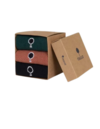 Pack de 3 Paires de Chaussettes Faguo Coton, 39/42