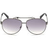 Lunettes de soleil Dsquared DQ0356 Occhiali da sole, Argent/Fum&eacute;e, 63 mm Argent&eacute;