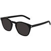 Lunettes de soleil Saint Laurent SL 28 SLIM Lunettes de soleil, Noir/Noir, 49 mm