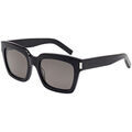 Lunettes sur Grenoble : Lunettes de soleil Saint Laurent BOLD 1 Lunettes de soleil, Noir/Fum&eacute;e, 54 mm Noir