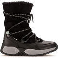 Bottines Gabor Bottine Mid en cuir lisse &agrave; talon compens&eacute; Noir
