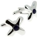 Boutons de manchette sur Grenoble : Boutons de manchettes Clj Charles Le Jeune Boutons de manchette Robinet Gris argent Argent&eacute;