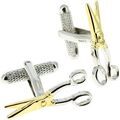 Boutons de manchette sur Grenoble : Boutons de manchettes Clj Charles Le Jeune Boutons de manchette Ciseaux Gris argent Argent&eacute;