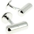 Boutons de manchettes Clj Charles Le Jeune Boutons de manchette Pilule Gris argent Argent&eacute; Grenoble