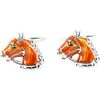 Boutons de manchettes Tony & Paul Boutons de manchette cheval de course Marron