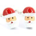 Boutons de manchette sur Grenoble : Boutons de manchettes Tony & Paul Boutons de manchette Papa No&euml;l Rouge et blanc Rouge