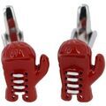 Boutons de manchettes Tony & Paul Boutons de manchette boxe Rouge Grenoble