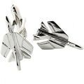 Boutons de manchettes Clj Charles Le Jeune Boutons de manchette Avion Gris argent Argent&eacute; Grenoble
