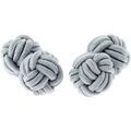 Boutons de manchette sur Grenoble : Boutons de manchettes Clj Charles Le Jeune Passementerie RONDO Gris argent