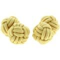 Boutons de manchettes Clj Charles Le Jeune Passementerie RONDO Jaune poussin Grenoble