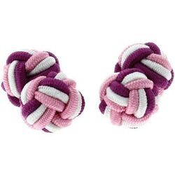 Boutons de manchettes Clj Charles Le Jeune Passementerie RONDO Rose Zanzibar