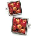 Boutons de manchette sur Grenoble : Boutons de manchettes Robert Charles Boutons de manchette Apple Rouge