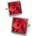 Boutons de manchette sur Grenoble : Boutons de manchettes Robert Charles Boutons de manchette CALLA Rouge