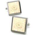 Boutons de manchette sur Grenoble : Boutons de manchettes Robert Charles Boutons de manchette Chrysanth&egrave;mes Blanc Blanc
