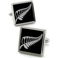 Boutons de manchettes Robert Charles Boutons de manchette Fern Noir Grenoble