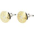 Boutons de manchette sur Grenoble : Boutons de manchettes Robert Charles Boutons de manchette Florence Beige ivoire